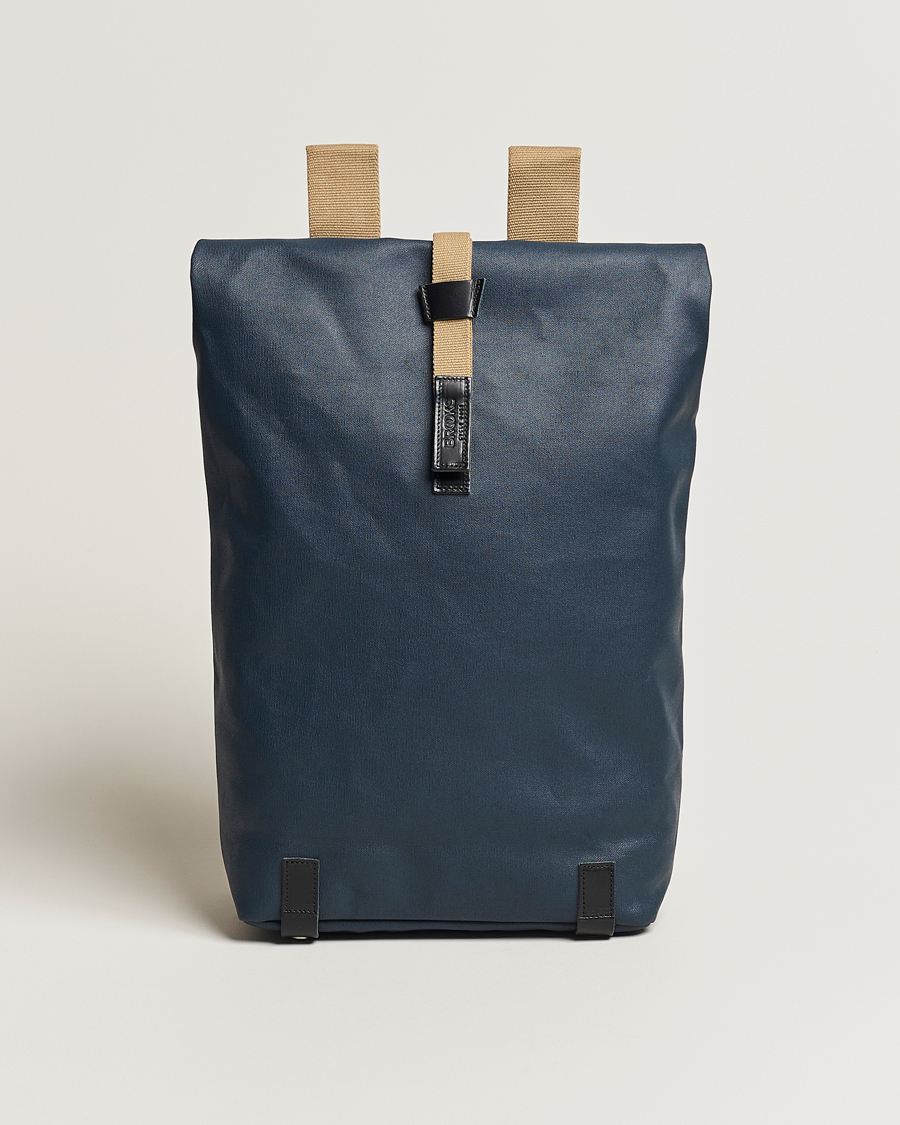 Uomini | Borse | Brooks England | Pickwick Cotton Canvas 26L Backpack Dark Blue/Black