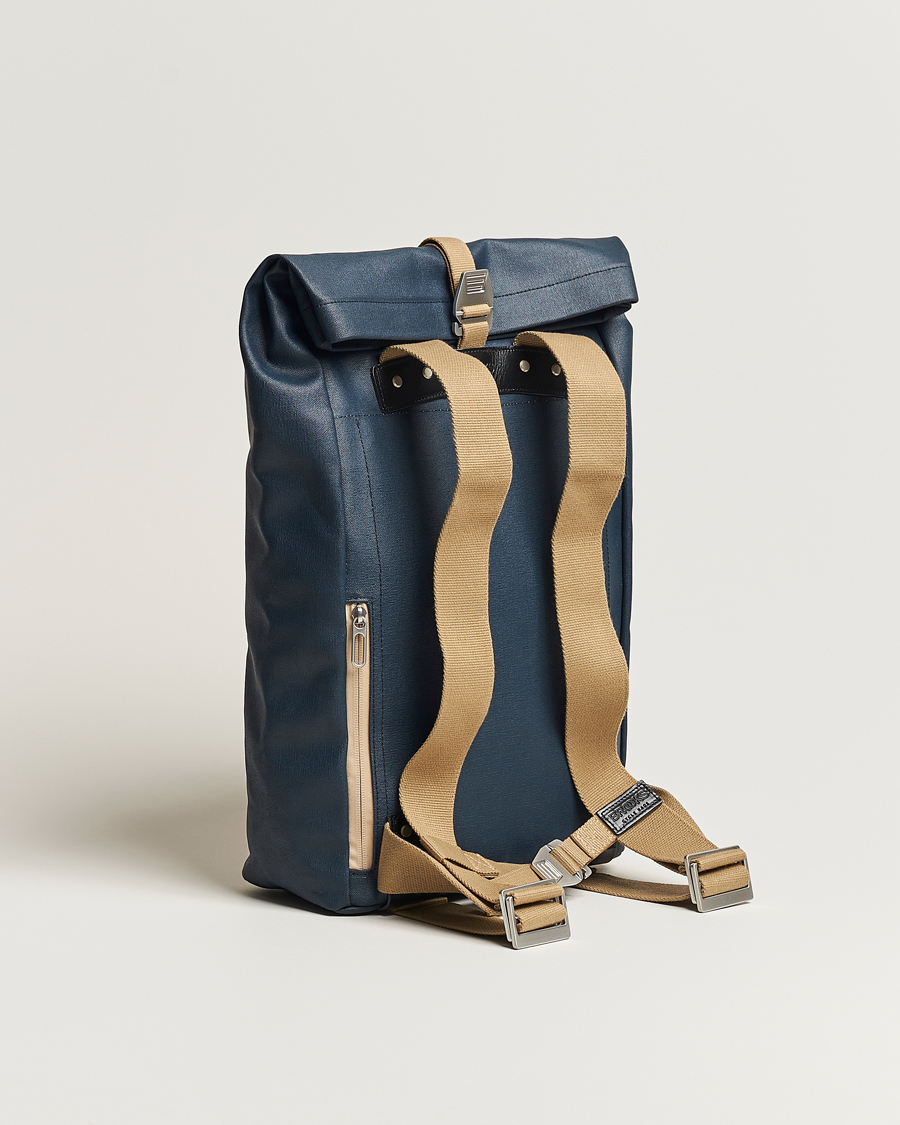 Uomini | Borse | Brooks England | Pickwick Cotton Canvas 26L Backpack Dark Blue/Black