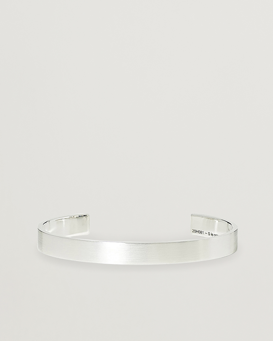 Uomini | LE GRAMME Ribbon Bracelet Brushed Sterling Silver 21g XL/20 CM | LE GRAMME | Ribbon Bracelet Brushed Sterling Silver 21g XL/20 CM