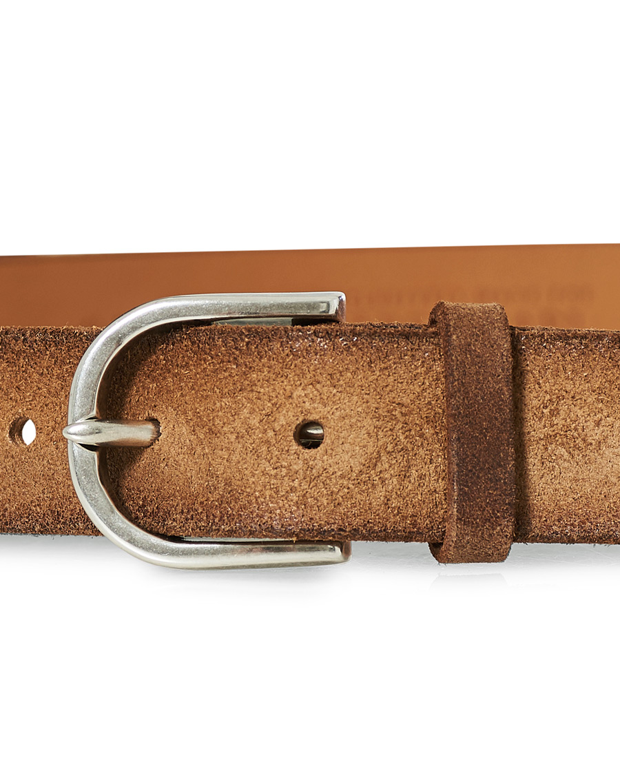 Uomini | Orciani Handmade Suede Belt 3 cm Sabbia | Orciani | Handmade Suede Belt 3 cm Sabbia