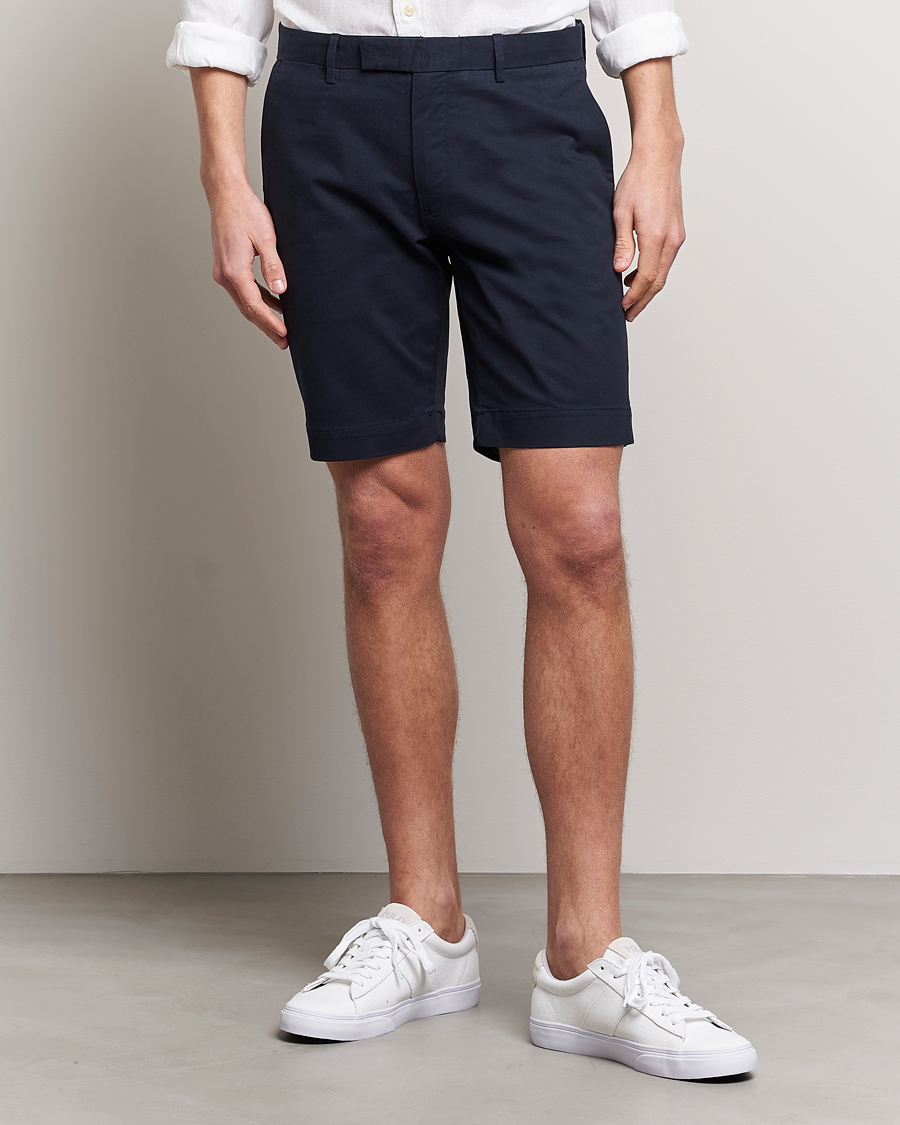 Uomini | Pantaloncini chino | Polo Ralph Lauren | Tailored Slim Fit Shorts Aviator Navy