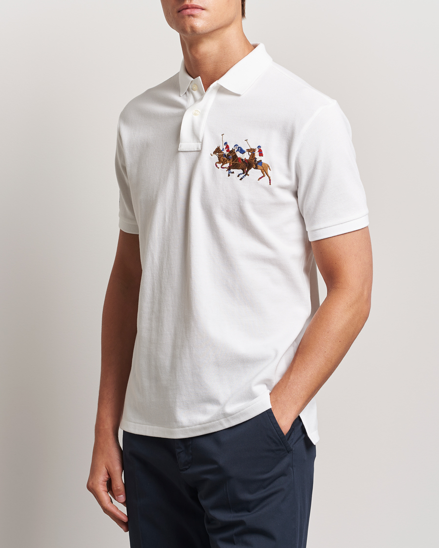 Uomini | Polo | Polo Ralph Lauren | Custom Slim Fit Match Club Polo White