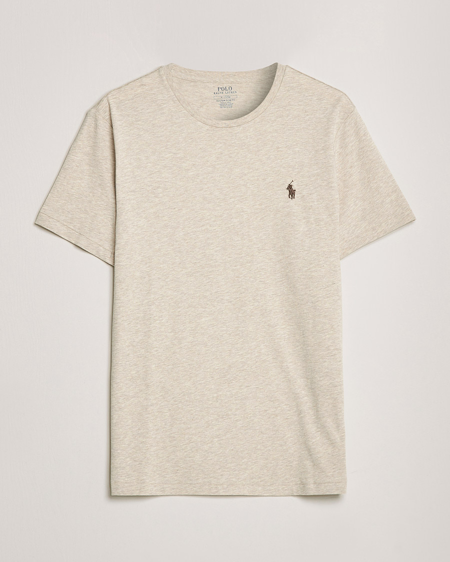 Uomini | T-shirt | Polo Ralph Lauren | Custom Slim Fit Polo Expedition Dune Heather