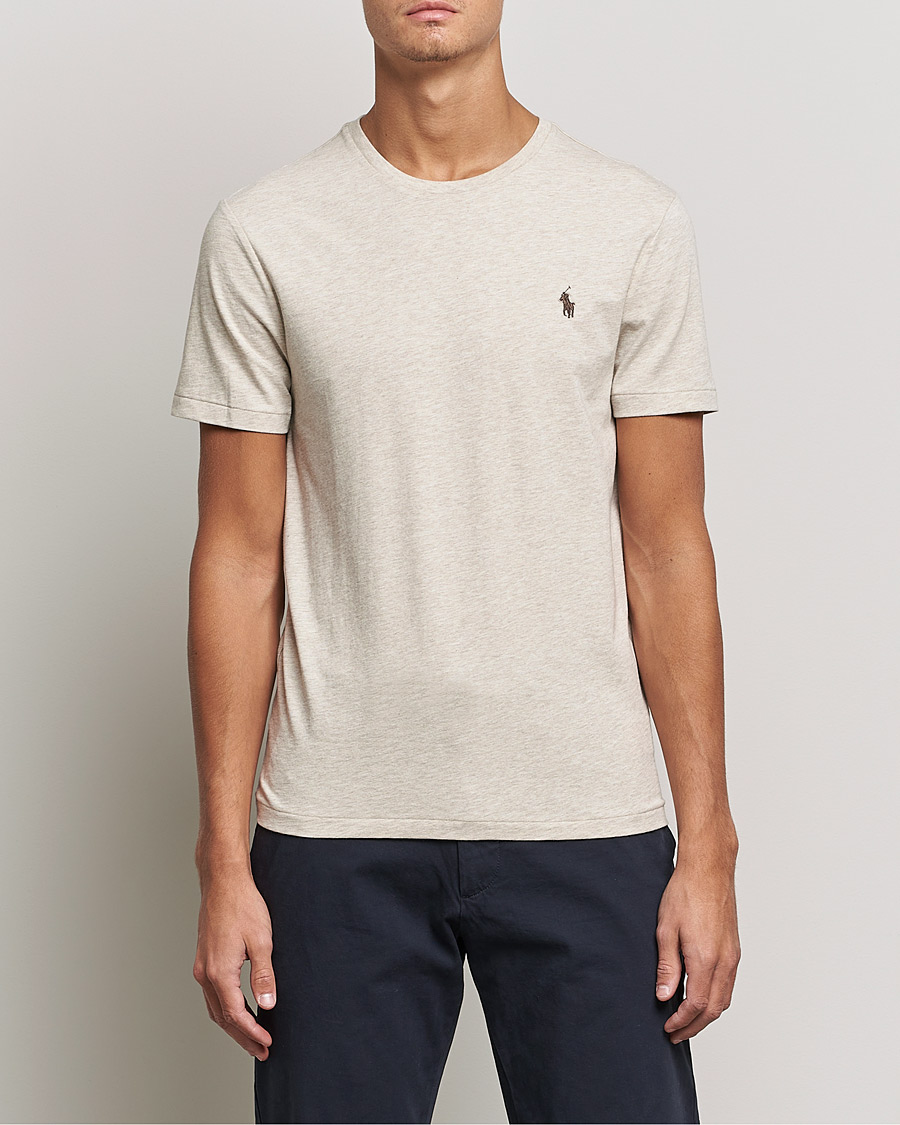 Uomini | T-shirt | Polo Ralph Lauren | Custom Slim Fit Polo Expedition Dune Heather