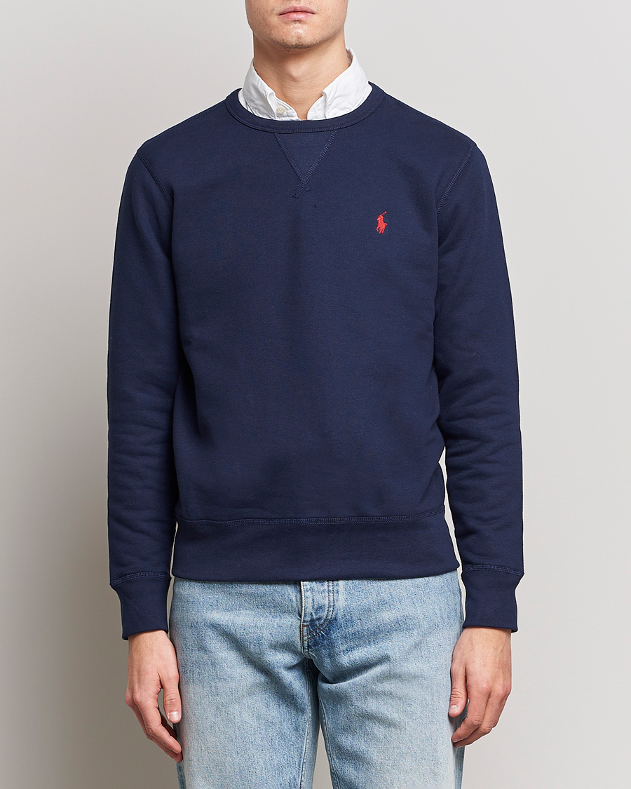 Uomini | Felpe | Polo Ralph Lauren | RL Fleece Sweatshirt Cruise Navy