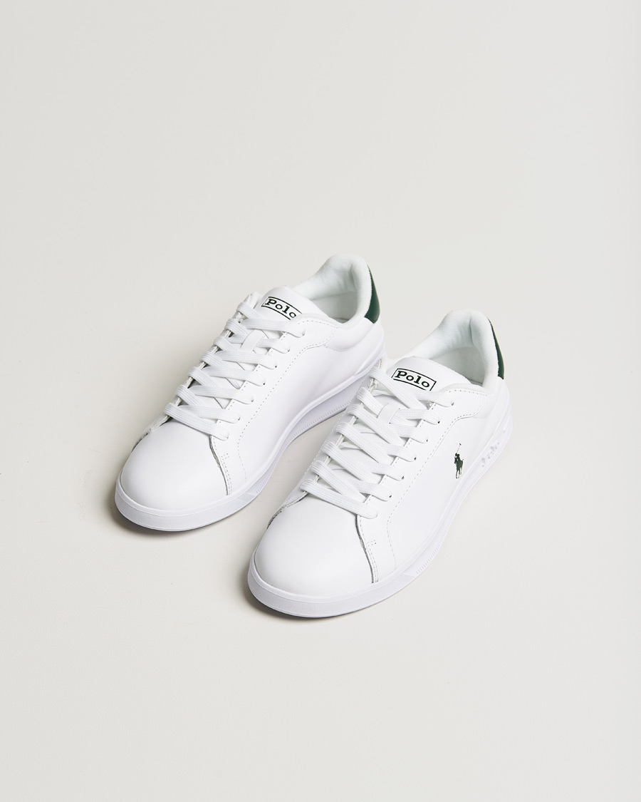 Uomini | Sneakers | Polo Ralph Lauren | Heritage Court II Sneaker White/College Green