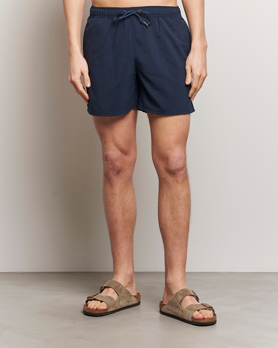 Uomini | Costumi da bagno | Bread & Boxers | Swimshorts Navy Blue