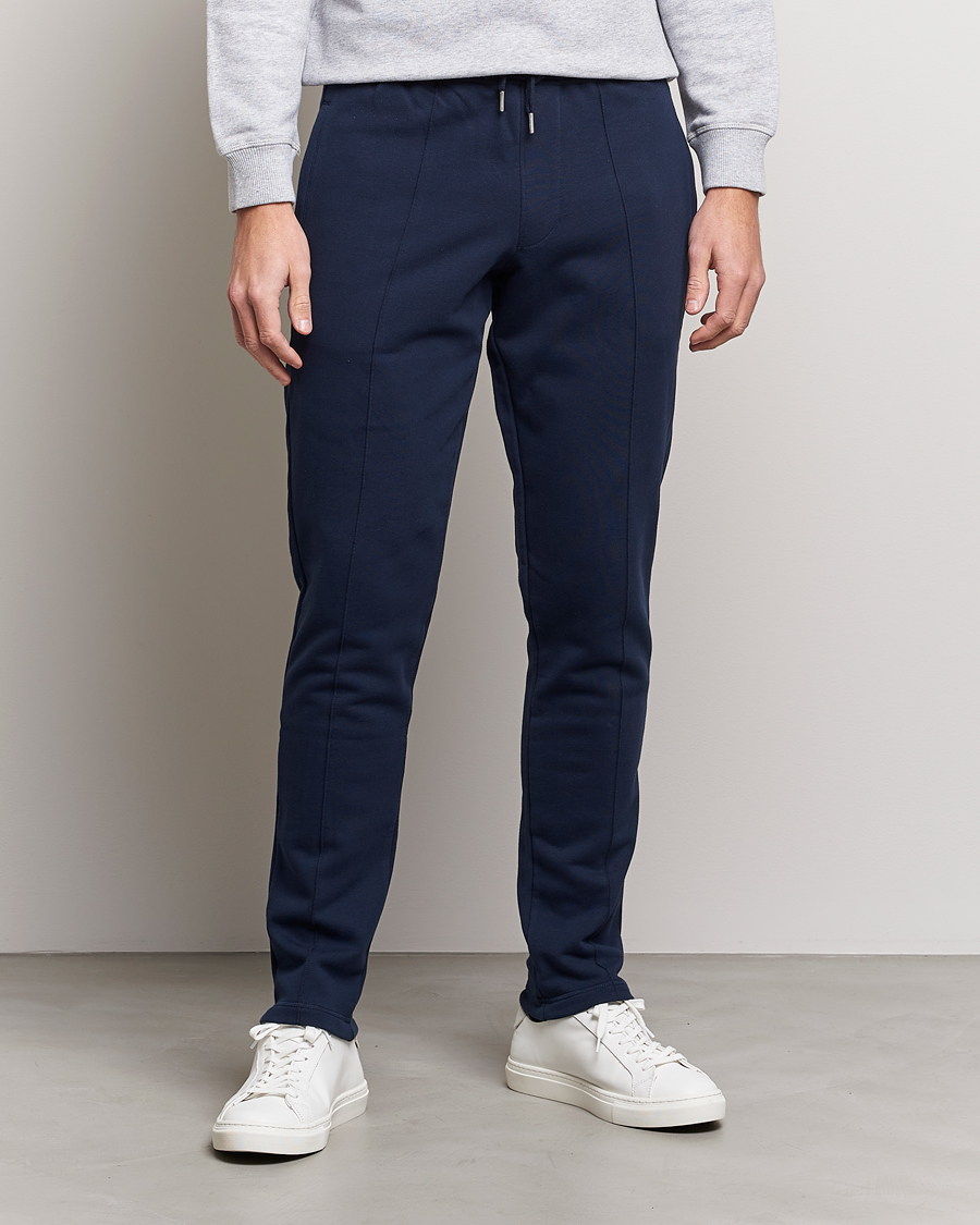 Uomini |  | Stenströms | Cotton Jersey Pants Navy