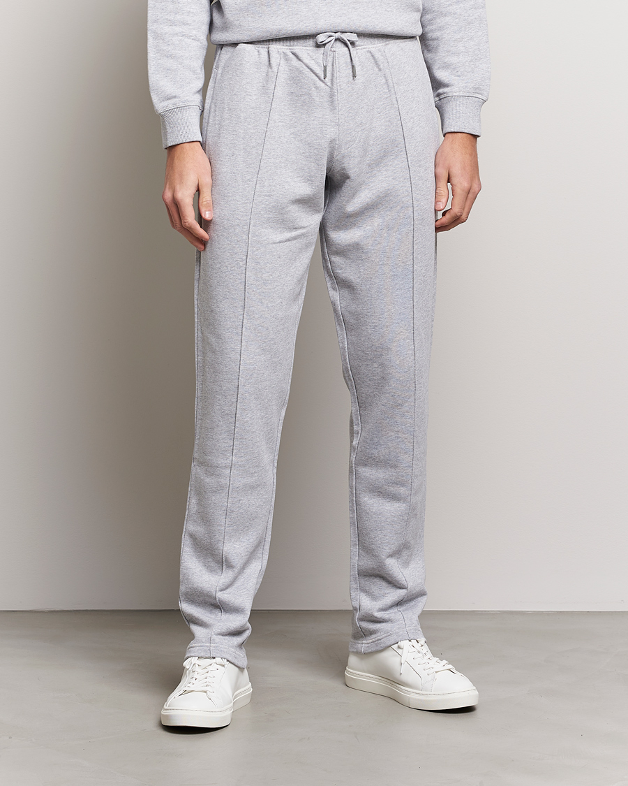 Uomini | Business & Beyond | Stenströms | Cotton Jersey Pants Grey