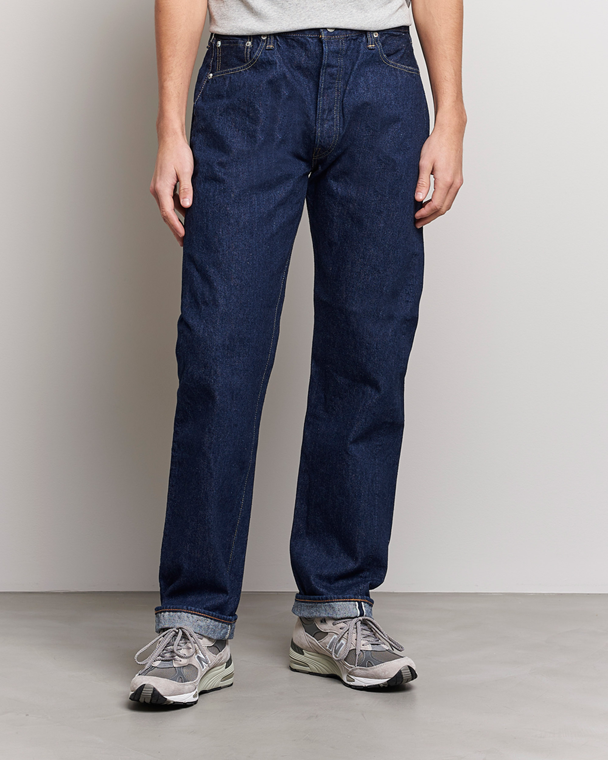 Uomini | orSlow | orSlow | Straight Fit 105 Selvedge Jeans One Wash