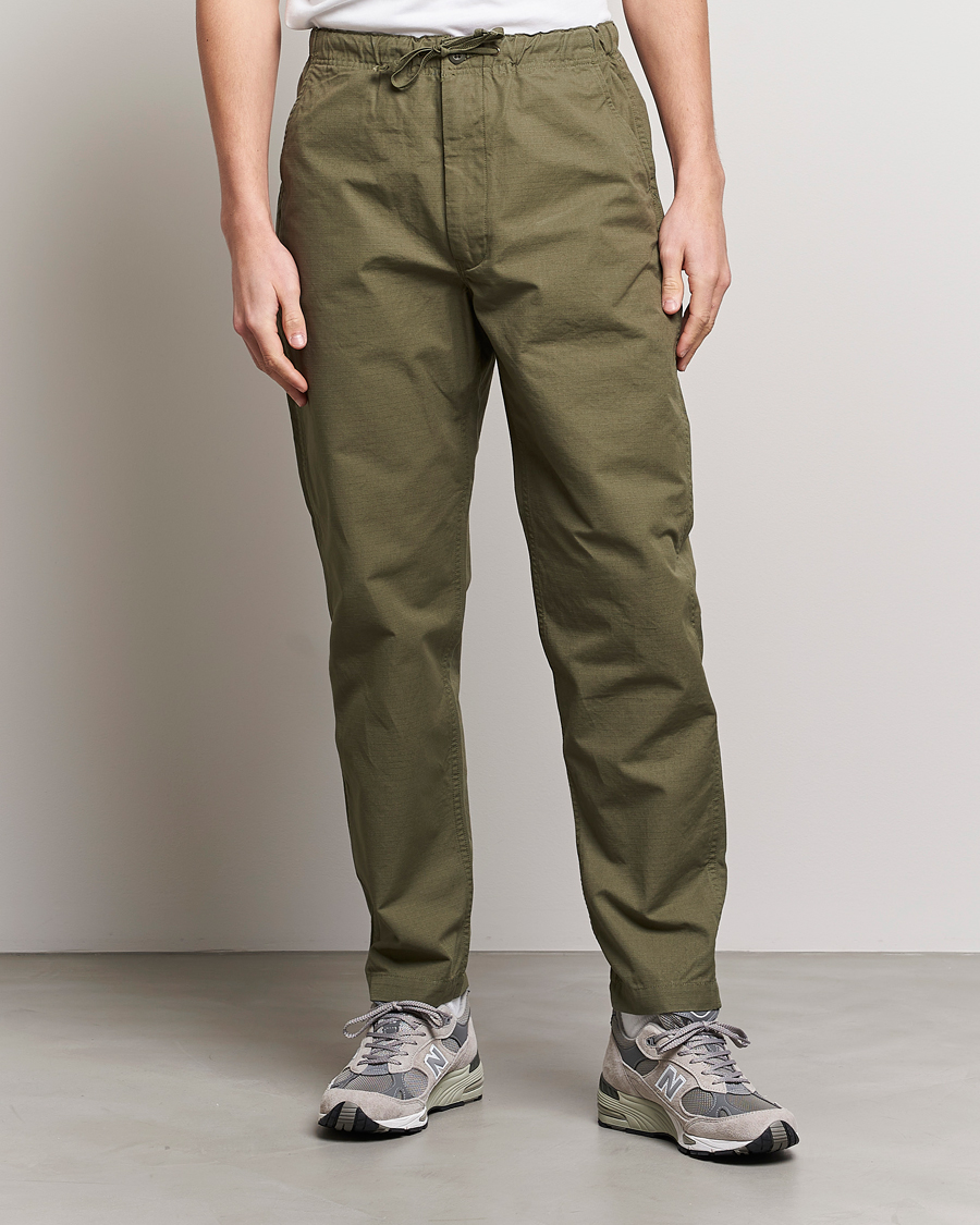 Uomini | orSlow | orSlow | New Yorker Pants Army Green