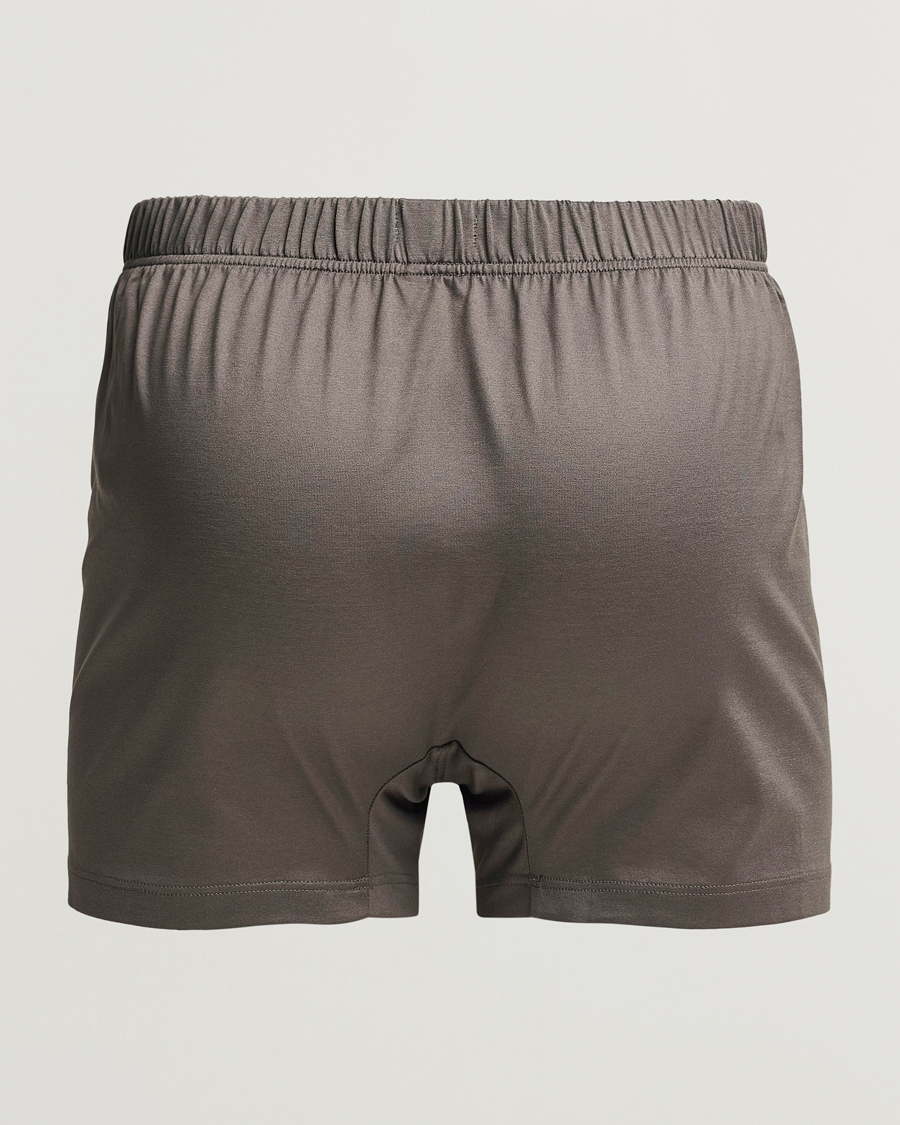 Uomini | Biancheria intima | Bresciani | Cotton Boxer Brief Grey