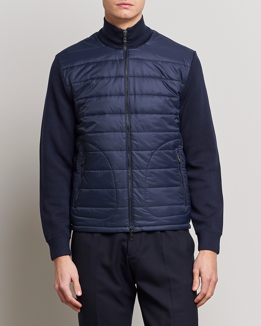 Uomini | Abbigliamento | Ralph Lauren Purple Label | Hybrid Zip Jacket Navy