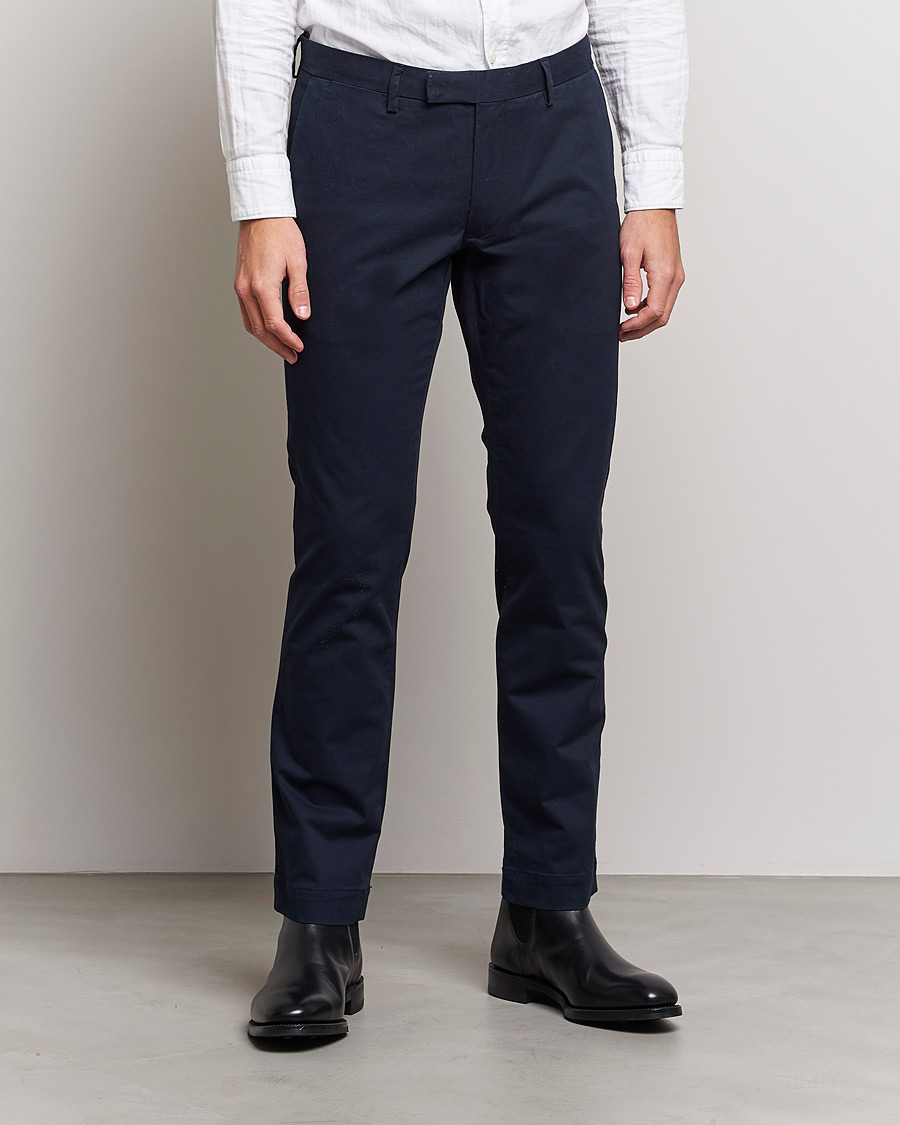 Uomini | Pantaloni | Polo Ralph Lauren | Slim Fit Stretch Chinos Aviator Navy