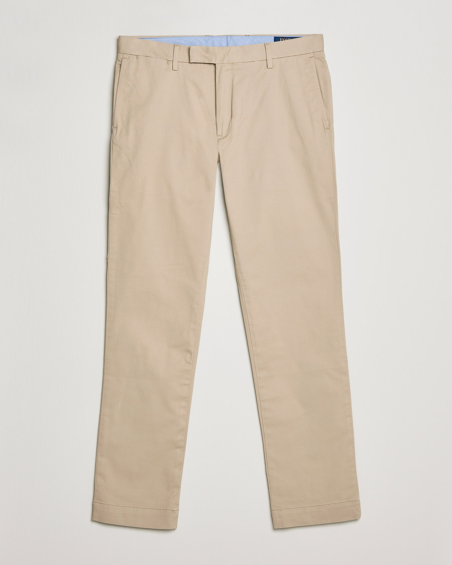 Uomini | Pantaloni | Polo Ralph Lauren | Slim Fit Stretch Chinos Classic Khaki W31L34