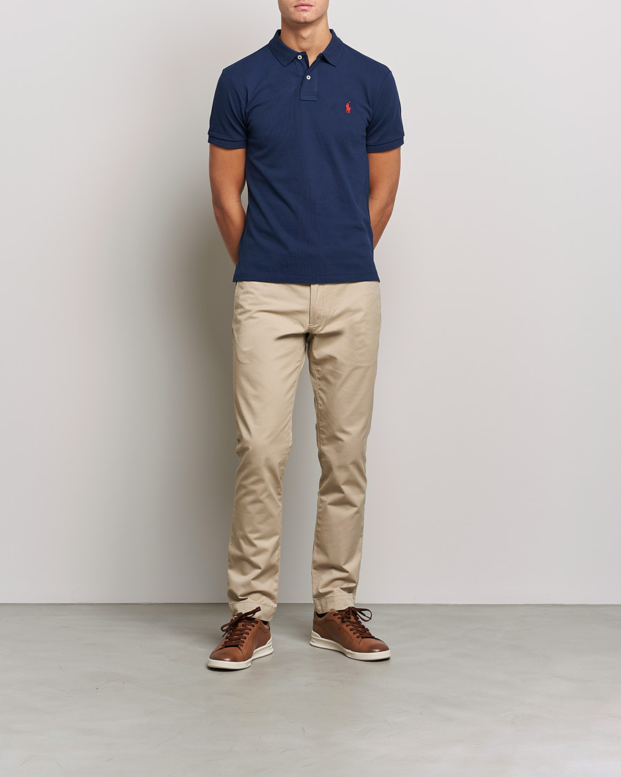 Uomini | Pantaloni | Polo Ralph Lauren | Slim Fit Stretch Chinos Classic Khaki W31L34