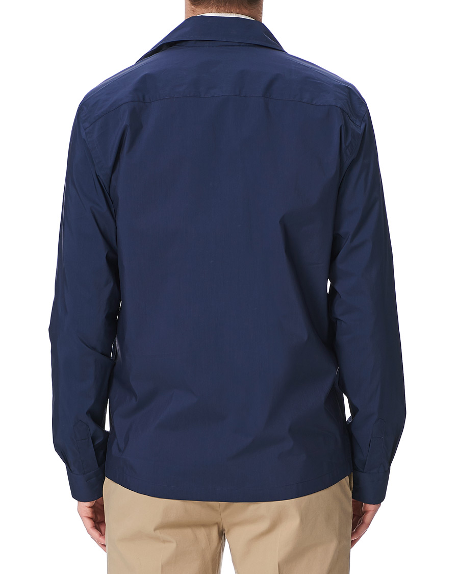 Uomini | Camicie | Eton | Cotton/Nylon Overshirt Navy