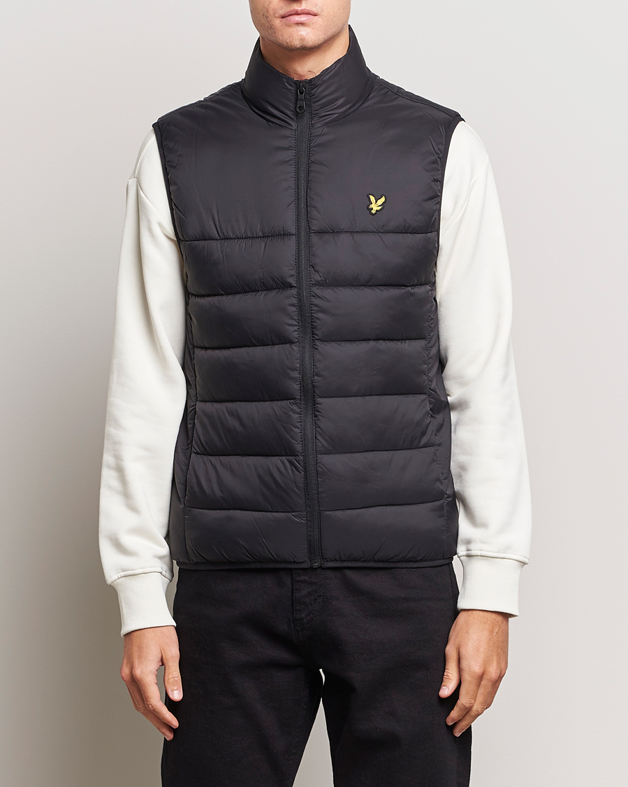 Uomini | Gilet | Lyle & Scott | Wadded Gilet Jet Black