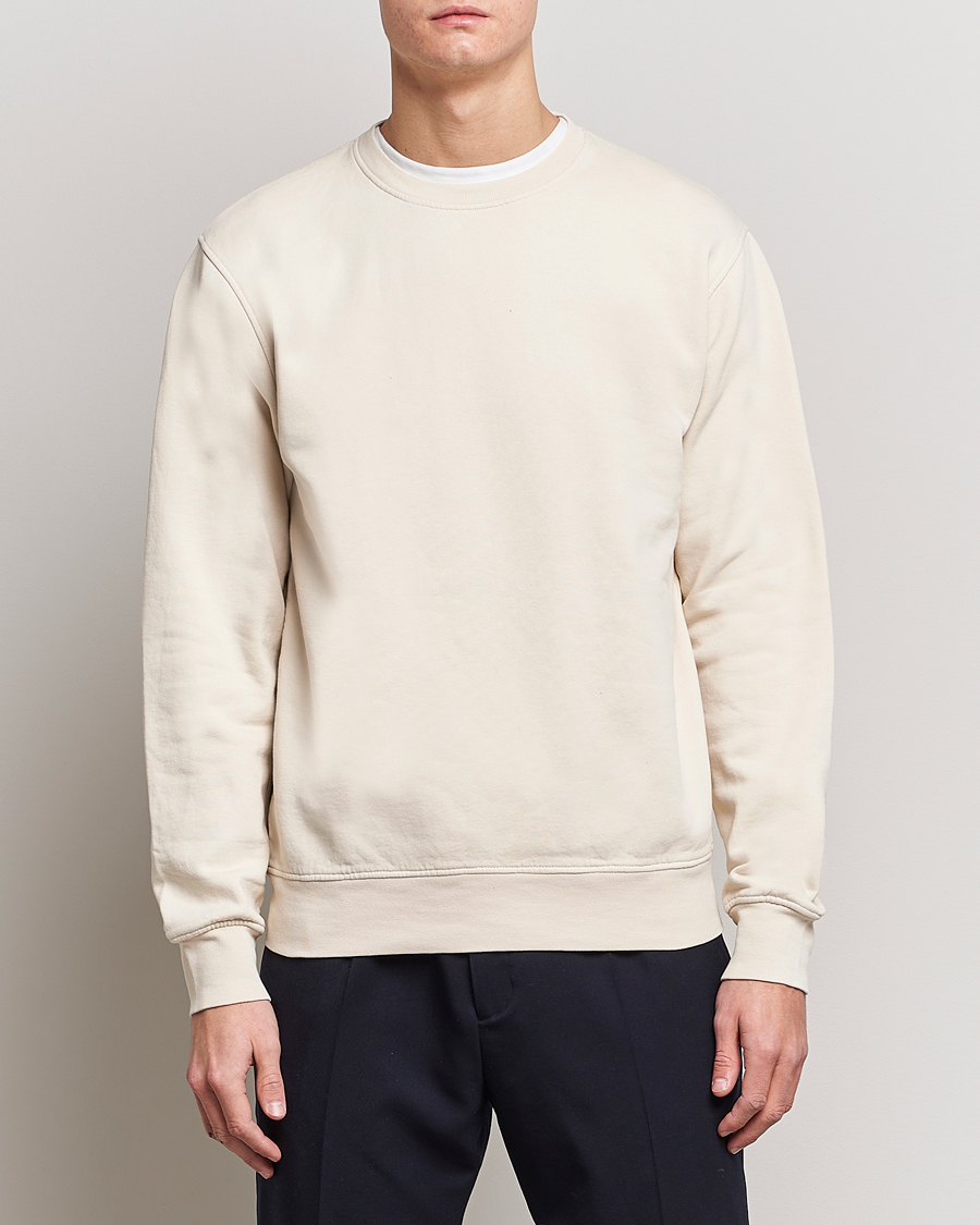 Uomini |  | Colorful Standard | Classic Organic Crew Neck Sweat Ivory White