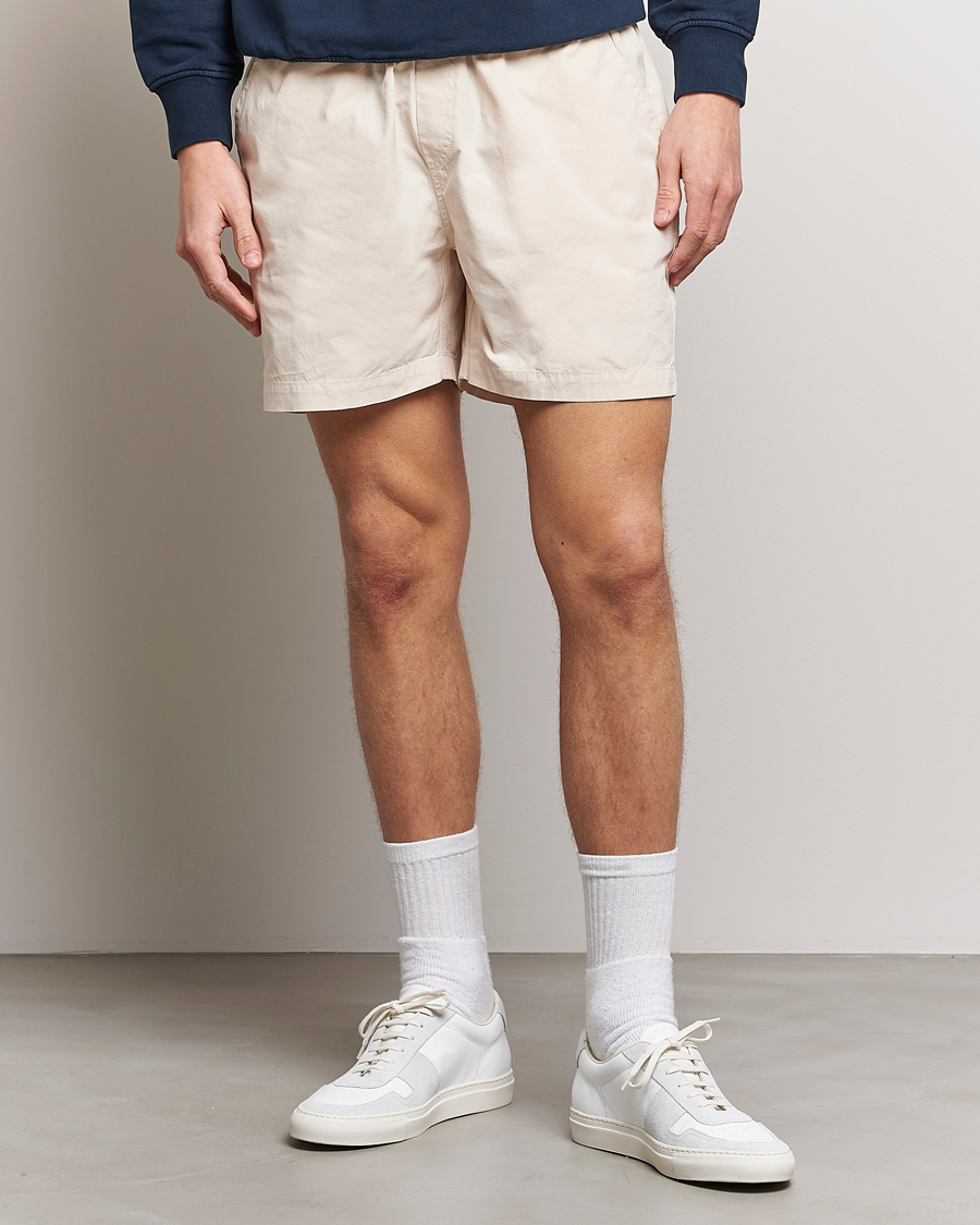 Uomini |  | Colorful Standard | Classic Organic Twill Drawstring Shorts Ivory White