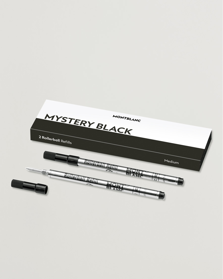 Uomini |  | Montblanc | 2 Rollerball Refills Mystery Black