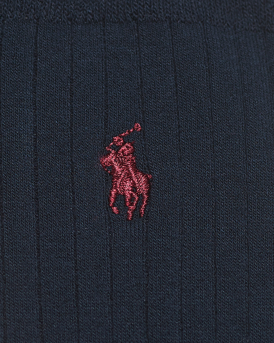 Uomini | World of Ralph Lauren | Polo Ralph Lauren | 2-Pack Egyptian Cotton Socks Navy