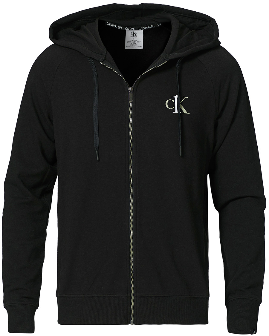 Uomini | Maglieria | Calvin Klein | CK One Lounge Full Zip Hoodie Black