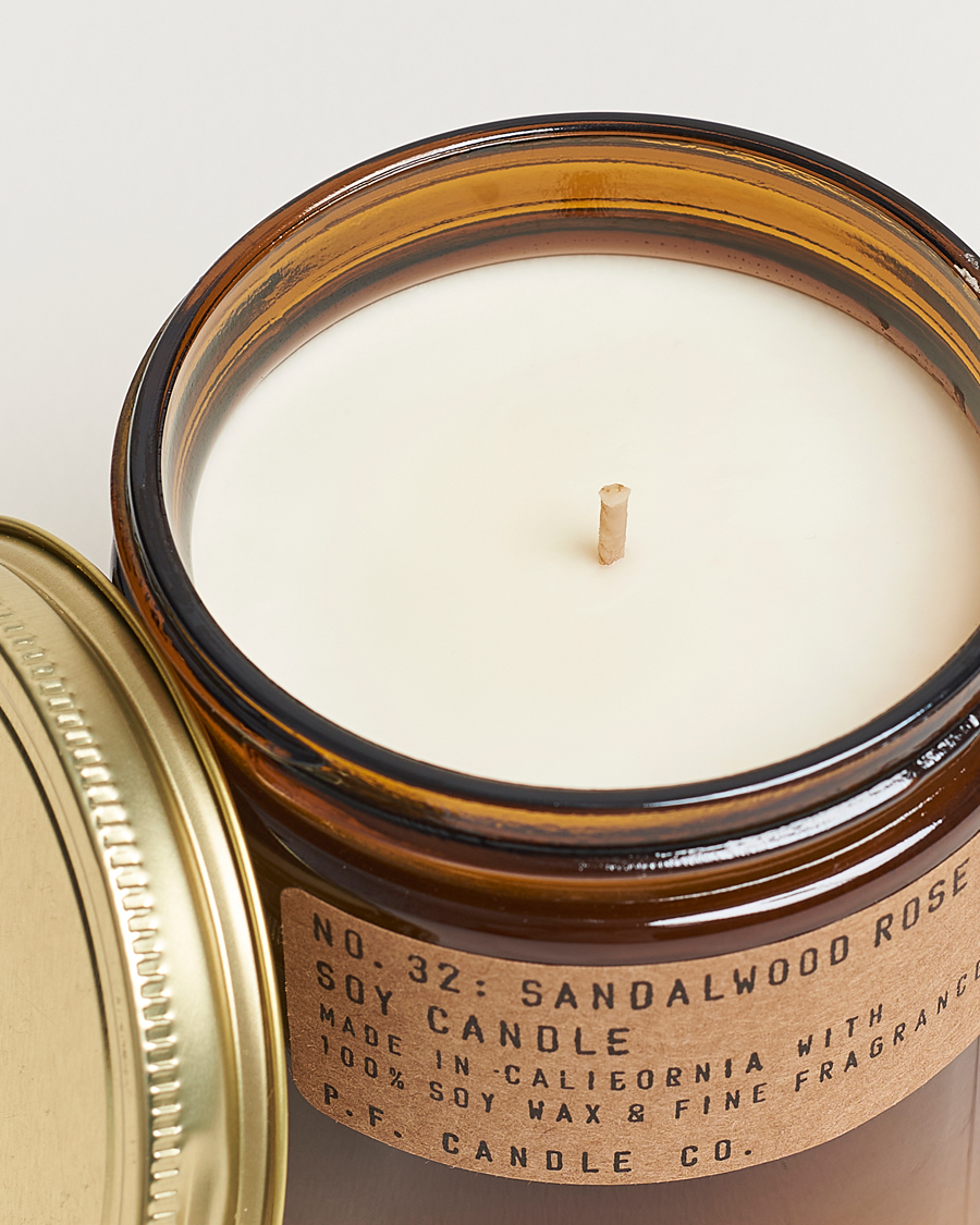 Uomini |  | P.F. Candle Co. | Soy Candle No. 32 Sandalwood Rose 354g