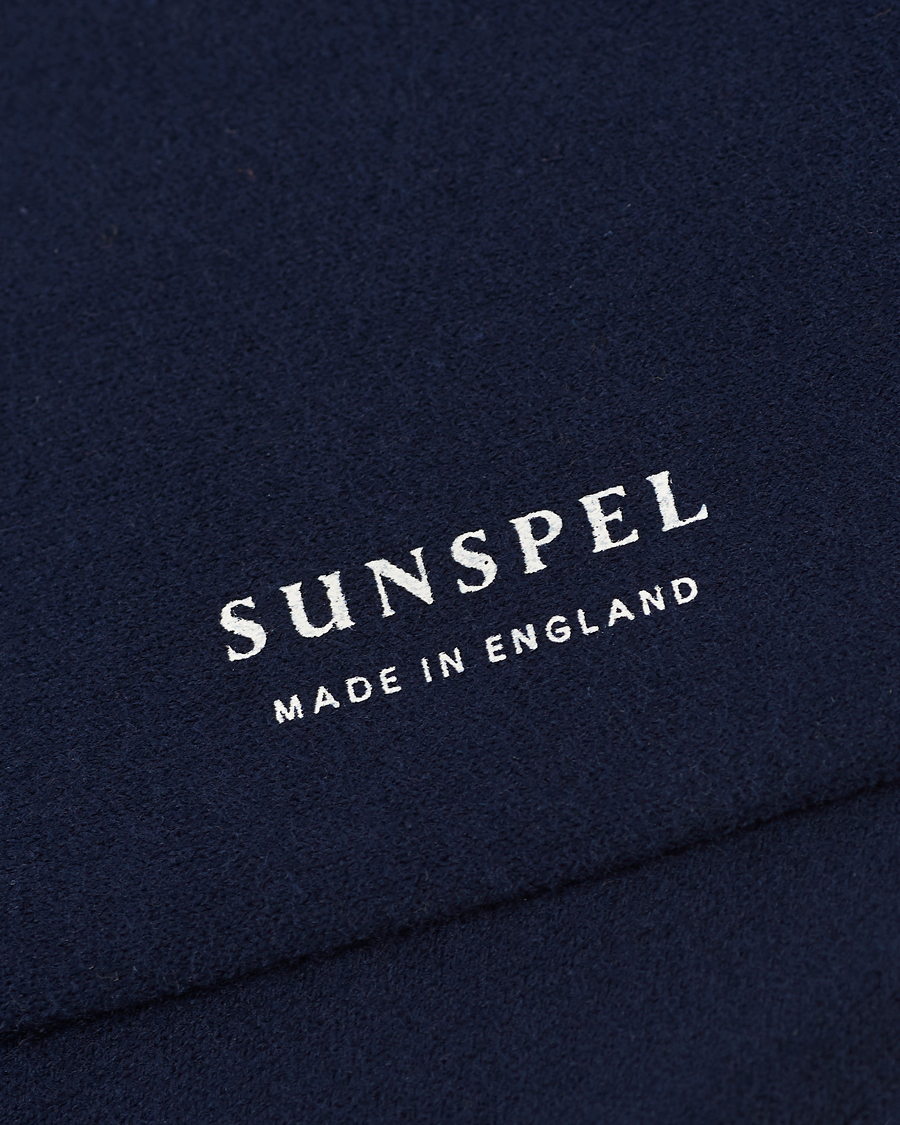 Uomini | Sunspel | Sunspel | Cotton Blend Socks Navy