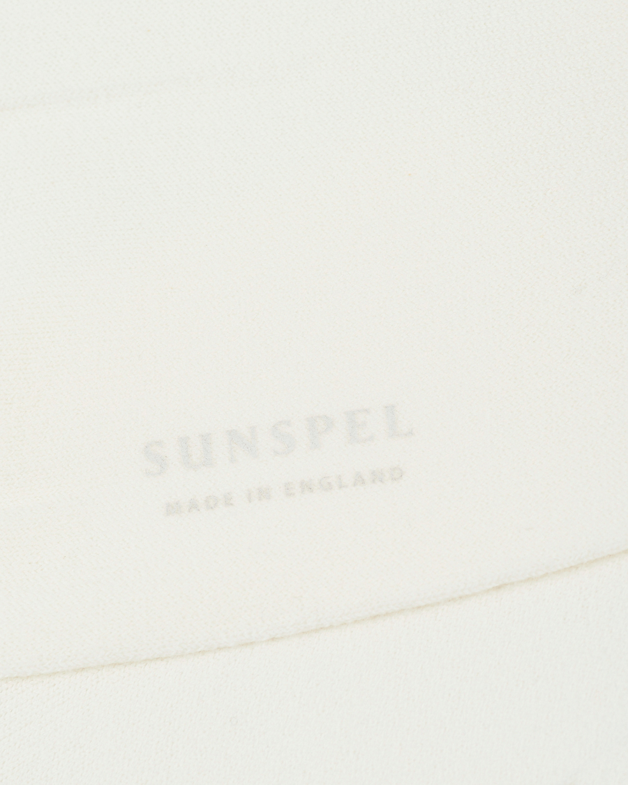 Uomini | Sunspel | Sunspel | Cotton Blend Socks White