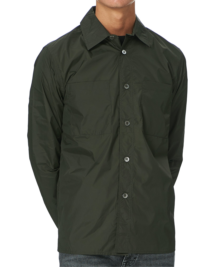 Uomini |  | Stenströms | Nylon Overshirt Dark Green