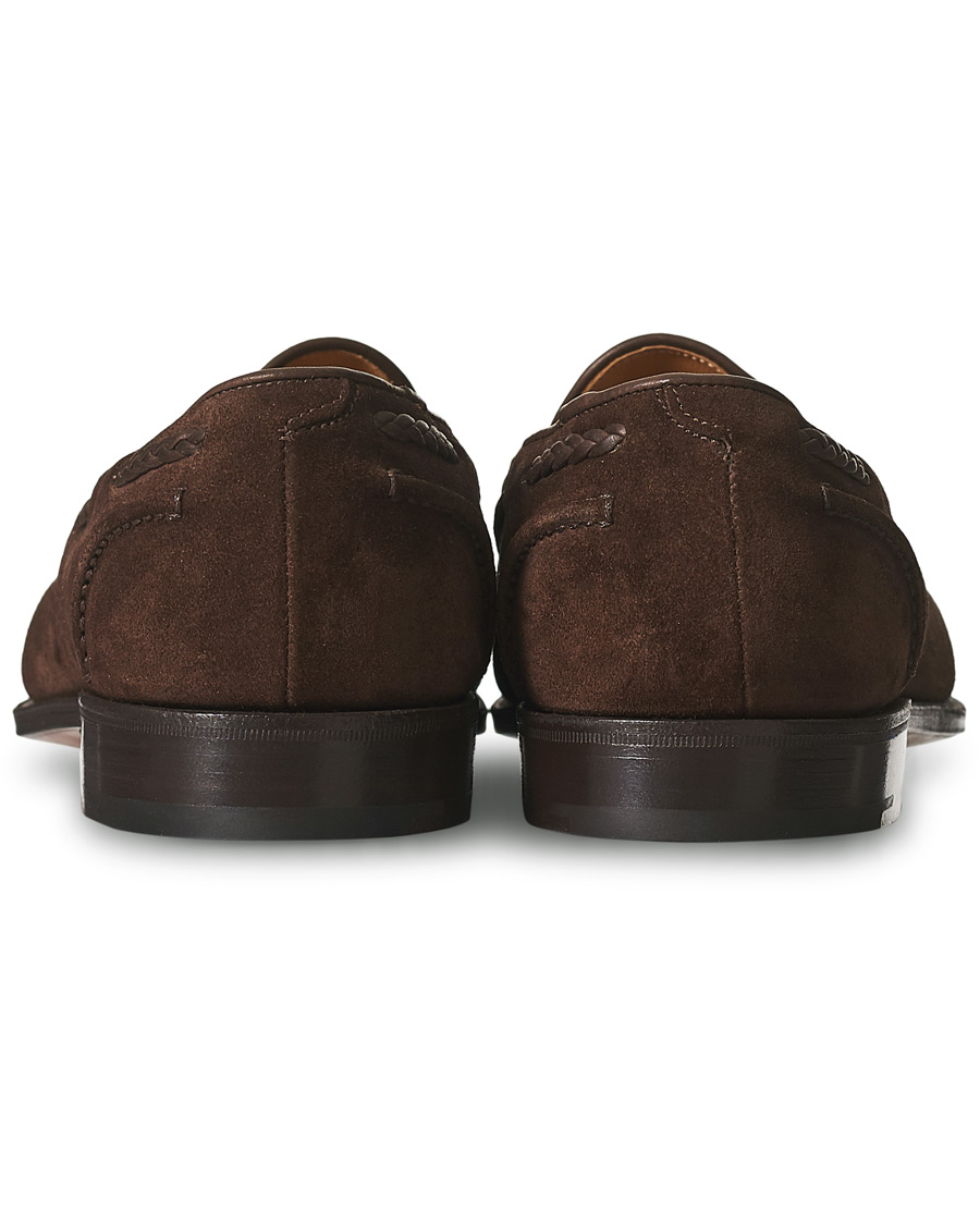 Uomini | Edward Green Belgravia Tassel Loafer Mink Suede | Edward Green | Belgravia Tassel Loafer Mink Suede