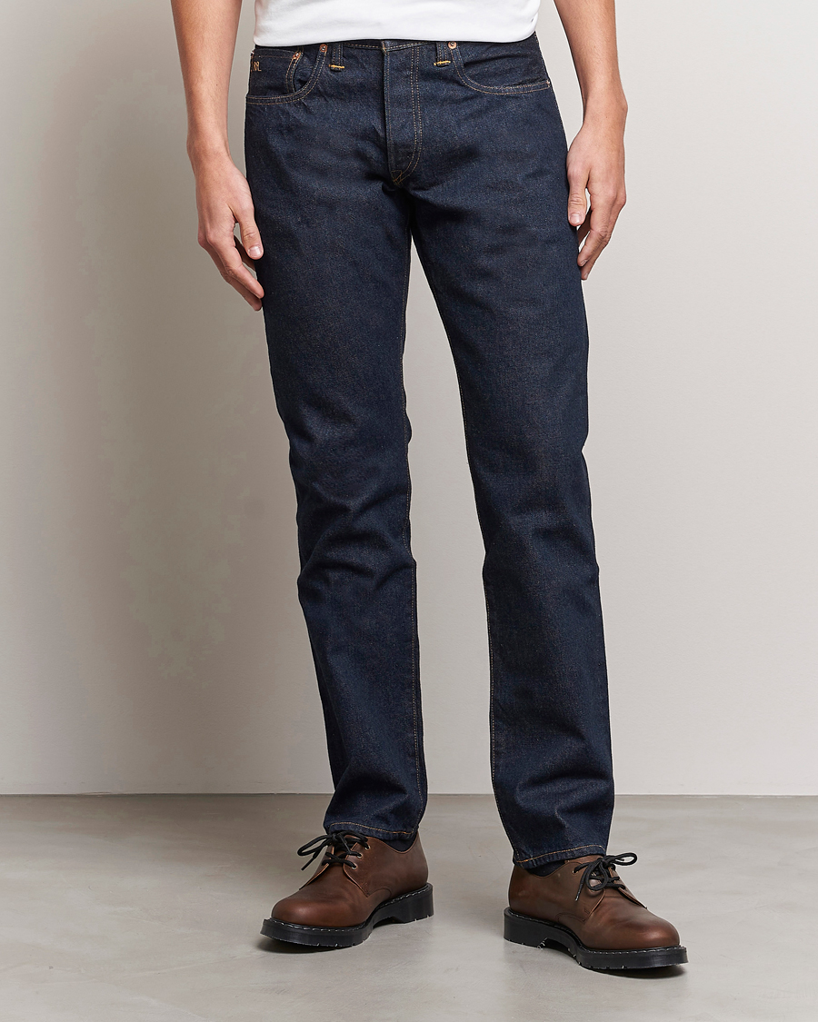 Uomini | Jeans | RRL | Slim Fit 5-Pocket Denim Once Washed 