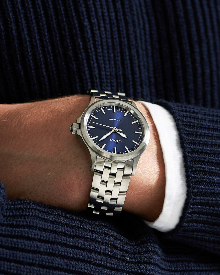 Uomini | Fine watches | Sinn | 556 Stainless Steel Watch 38,5mm Blue