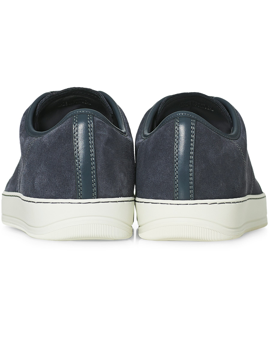 Uomini | Lanvin Patent Cap Toe Sneaker Slate Grey | Lanvin | Patent Cap Toe Sneaker Slate Grey