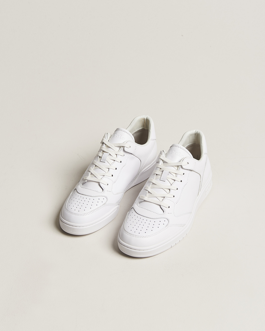 Uomini | Sneakers basse | Polo Ralph Lauren | Court Luxury Leather Sneaker White