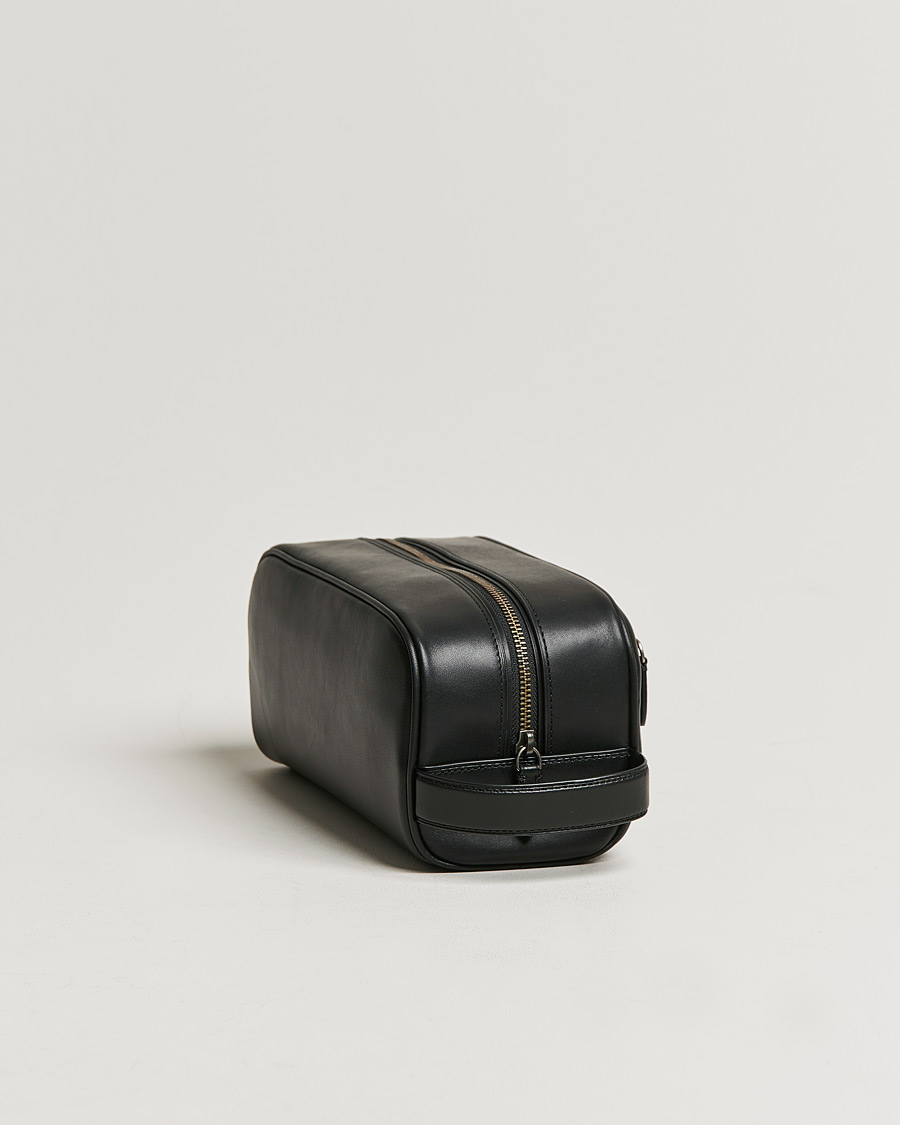 Uomini | Borse | Polo Ralph Lauren | Leather Washbag Black