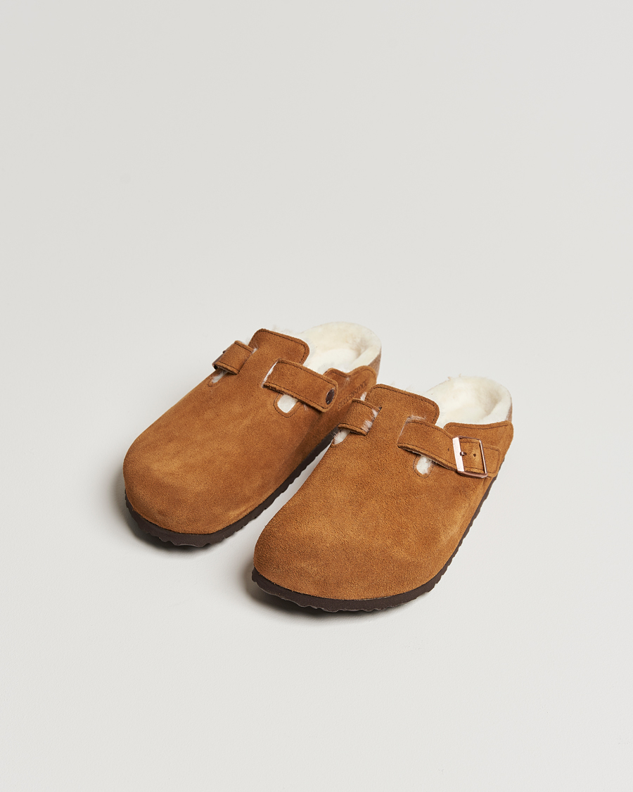 Uomini | BIRKENSTOCK Boston Shearling Mink Suede | BIRKENSTOCK | Boston Shearling Mink Suede