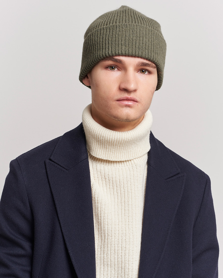 Uomini | Berretti | Le Bonnet | Lambswool/Caregora Beanie Croco