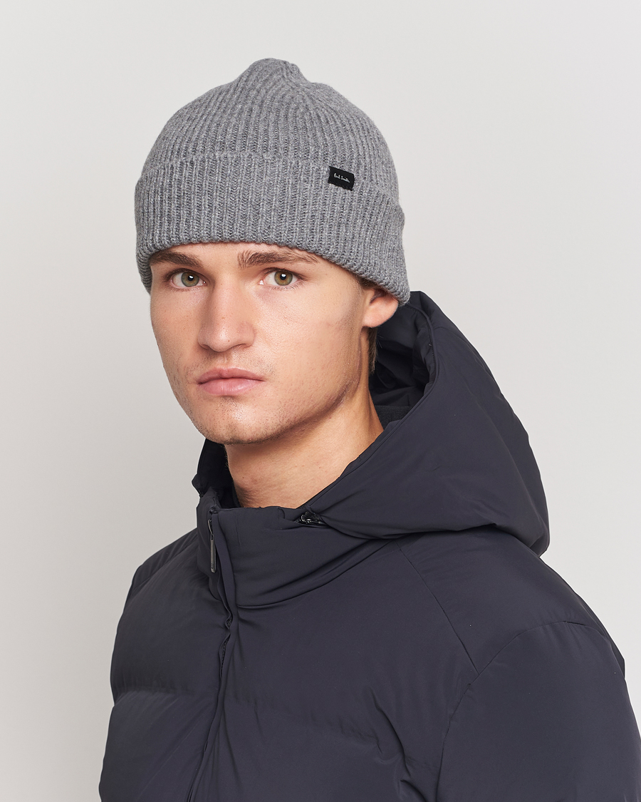 Uomini | Berretti | Paul Smith | Cashmere Beanie Grey