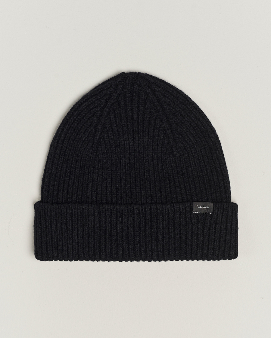 Uomini | Paul Smith Cashmere Beanie Black | Paul Smith | Cashmere Beanie Black