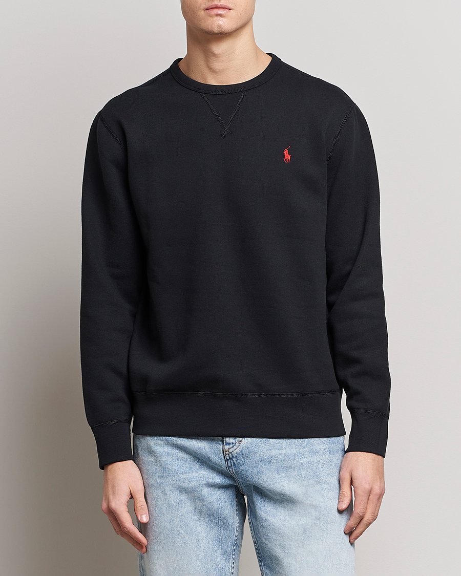 Uomini |  | Polo Ralph Lauren | RL Fleece Sweatshirt Polo Black