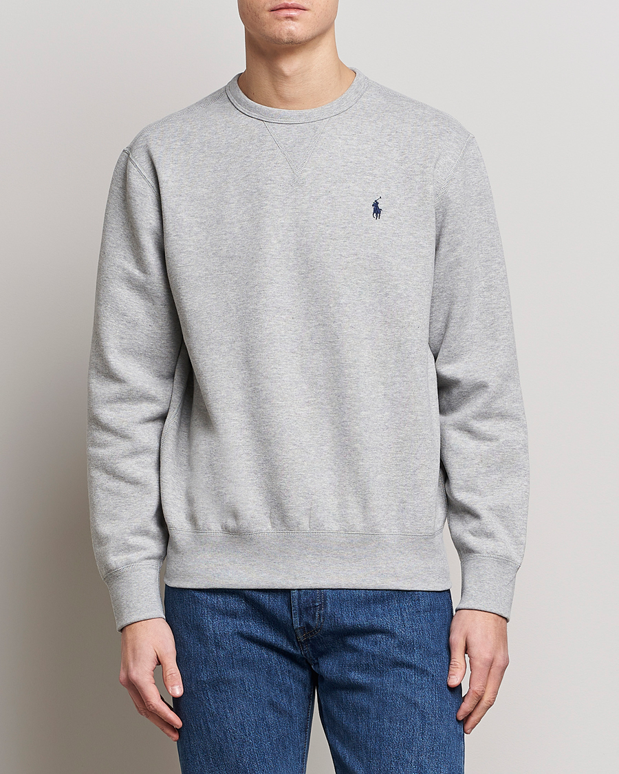 Uomini | Felpe grigie | Polo Ralph Lauren | RL Fleece Sweatshirt Andover Heather