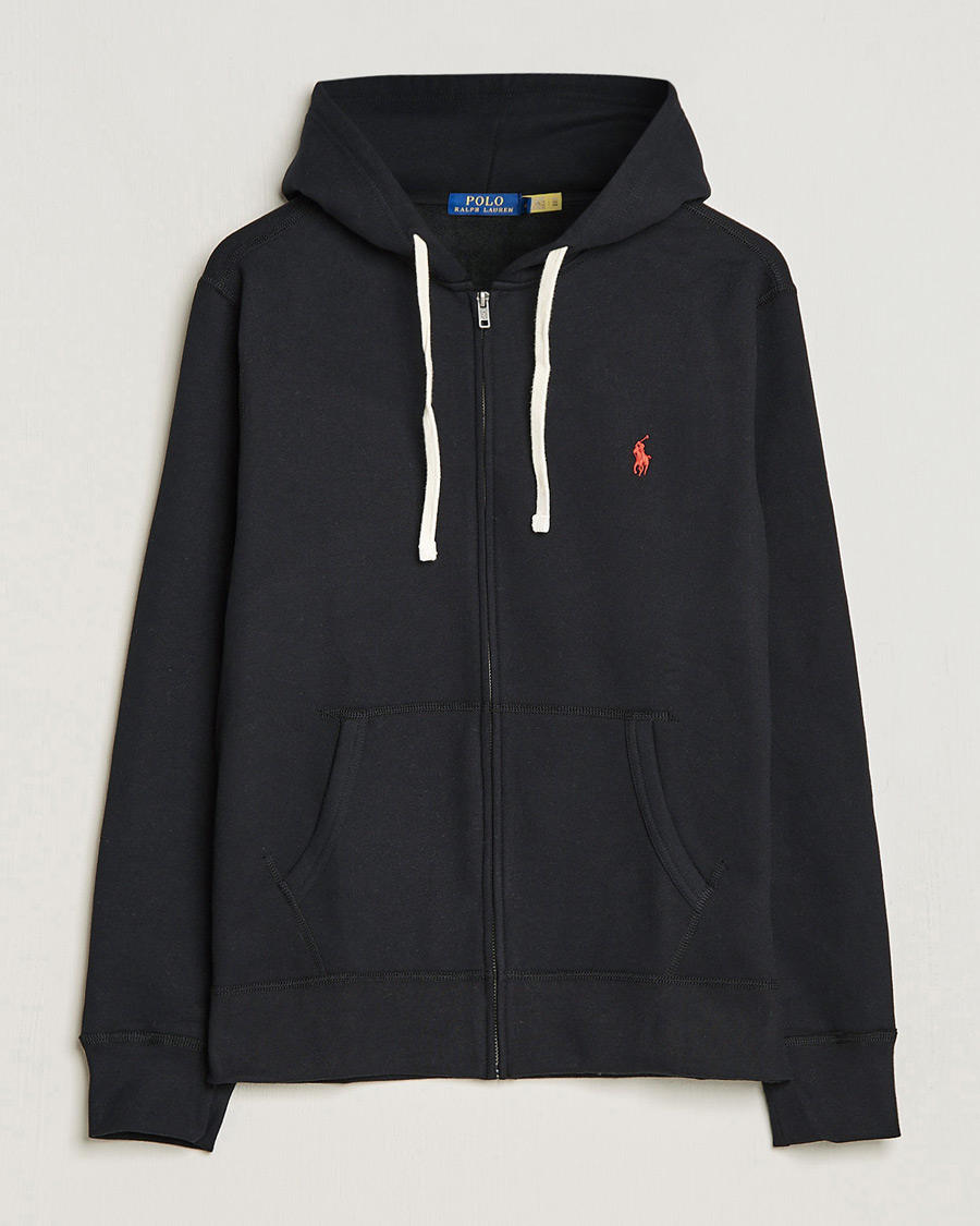 Uomini | Maglieria | Polo Ralph Lauren | Full-Zip Hoodie Polo Black