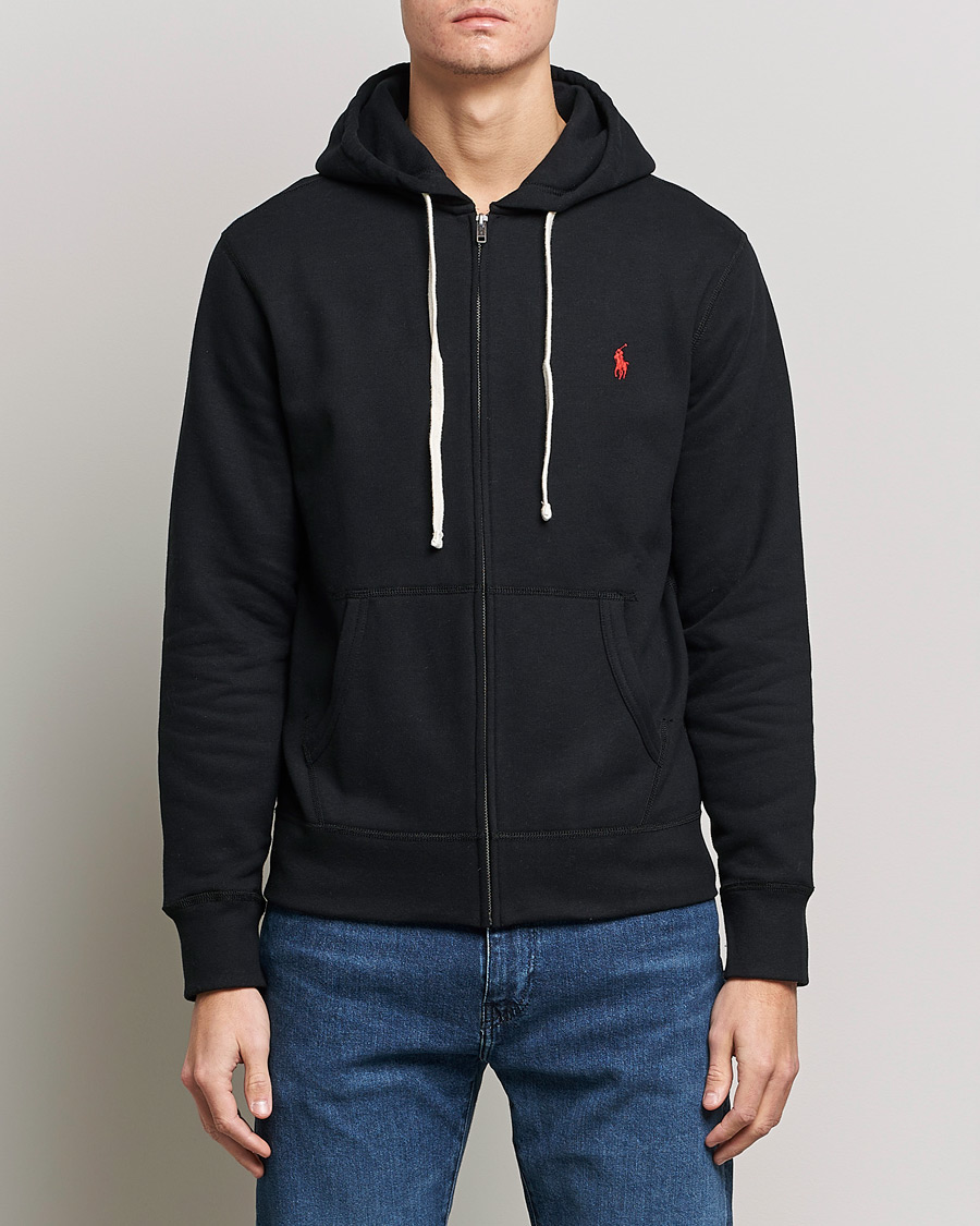 Uomini | Maglieria | Polo Ralph Lauren | Full-Zip Hoodie Polo Black