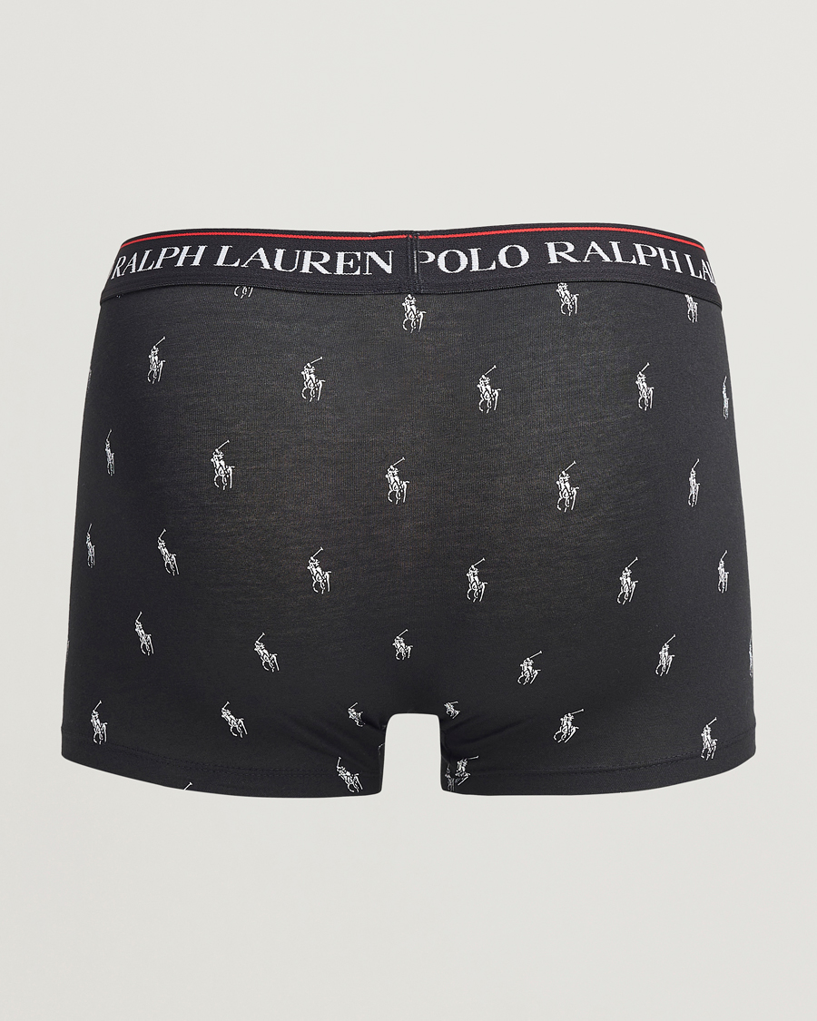 Uomini | World of Ralph Lauren | Polo Ralph Lauren | 3-Pack Trunk Black/Stripe/Pony