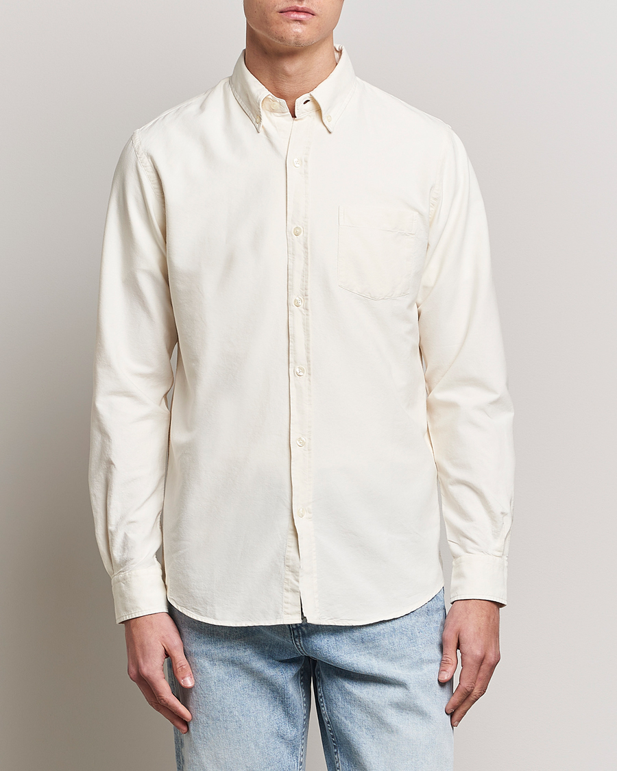 Uomini |  | Colorful Standard | Classic Organic Oxford Button Down Shirt Ivory White