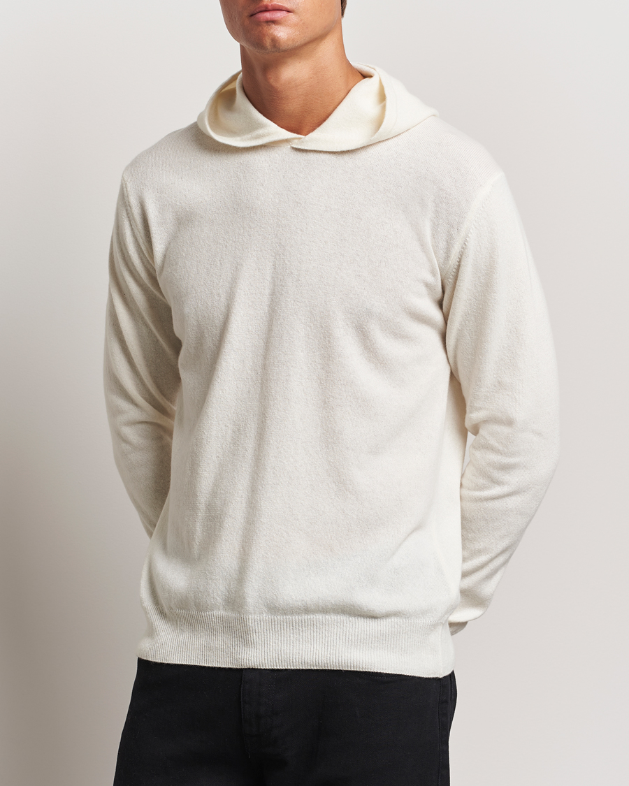 Uomini |  | Oscar Jacobson | Pascal Wool/Cashmere Hoodie Creme