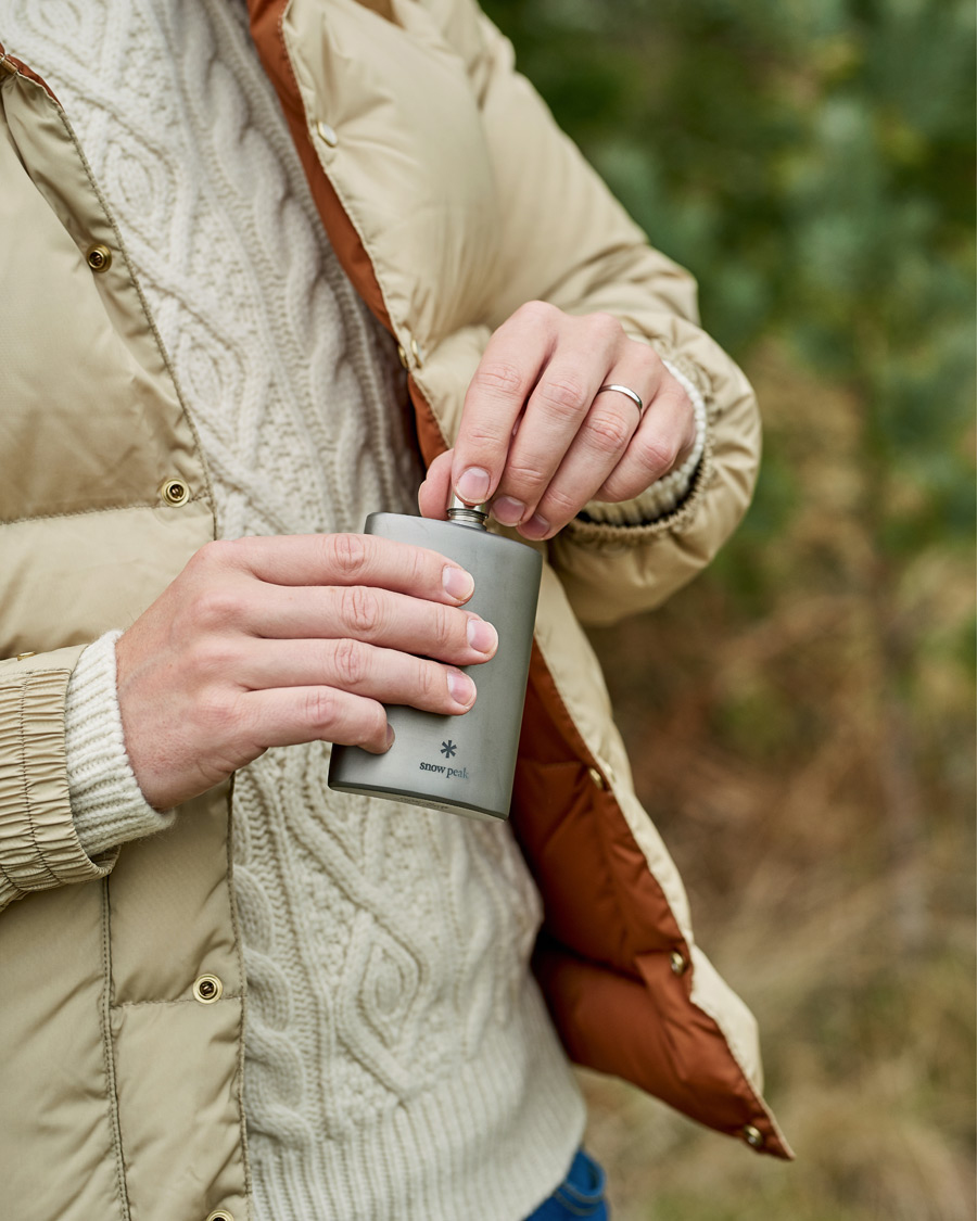 Uomini | Attrezzatura da campeggio | Snow Peak | Hip Flask Titanium