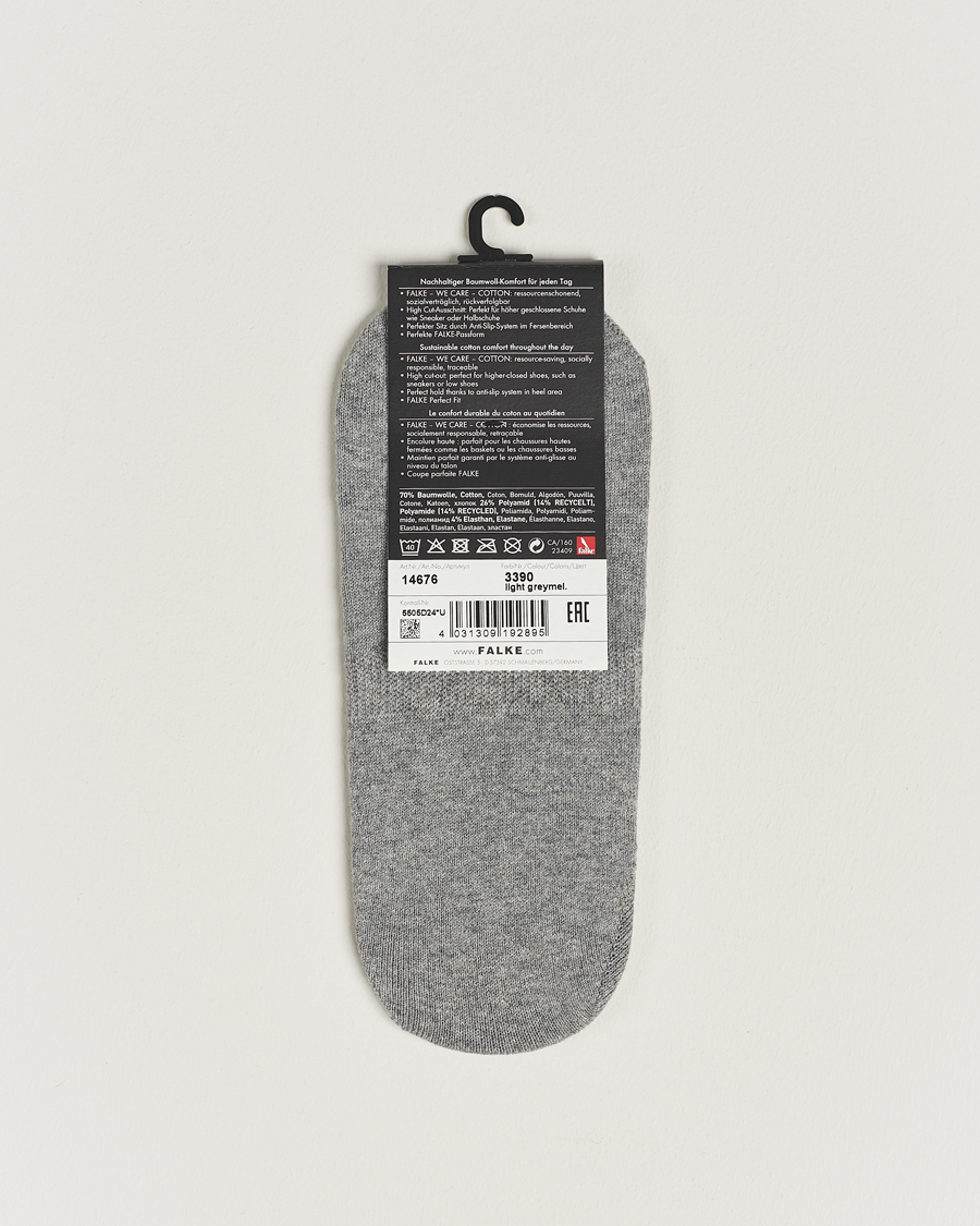 Uomini | Abbigliamento | Falke | Casual High Cut Sneaker Socks Light Grey Melange